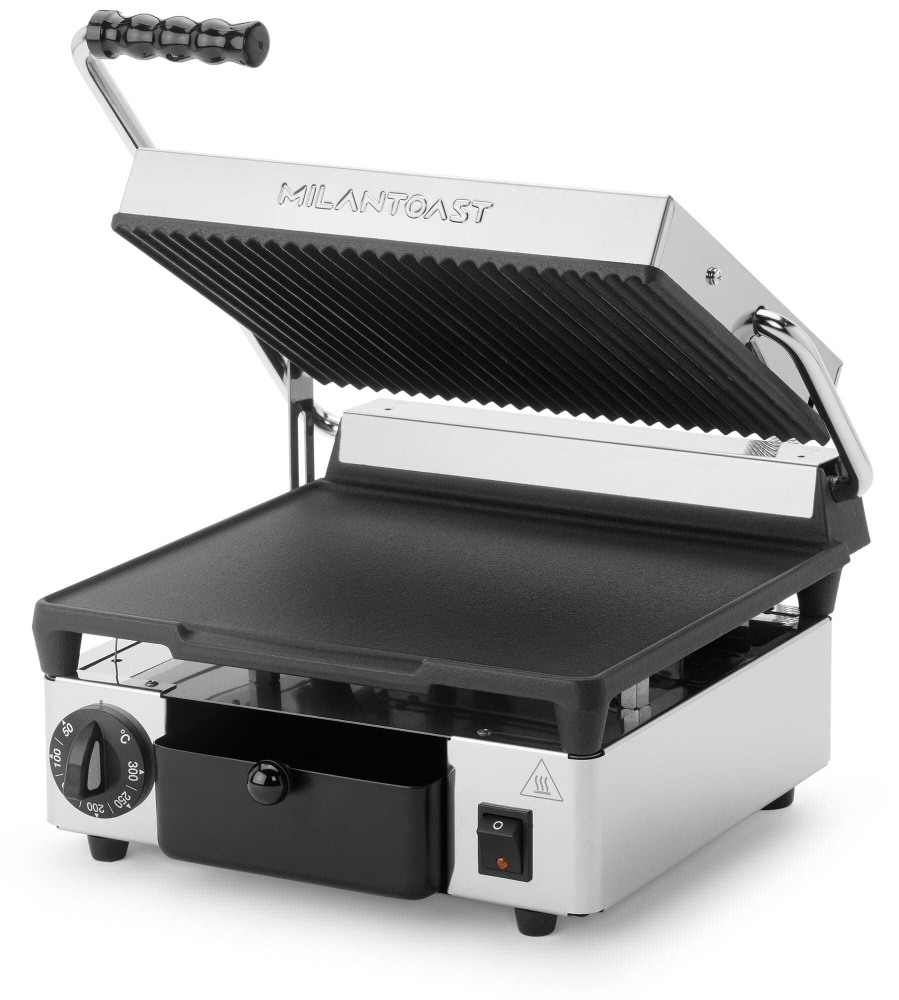 Kontaktgrill elektrisch, glatt/ geriffelt