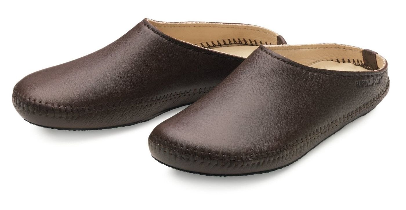 Unisex-Hausschuh Rindleder, Braun