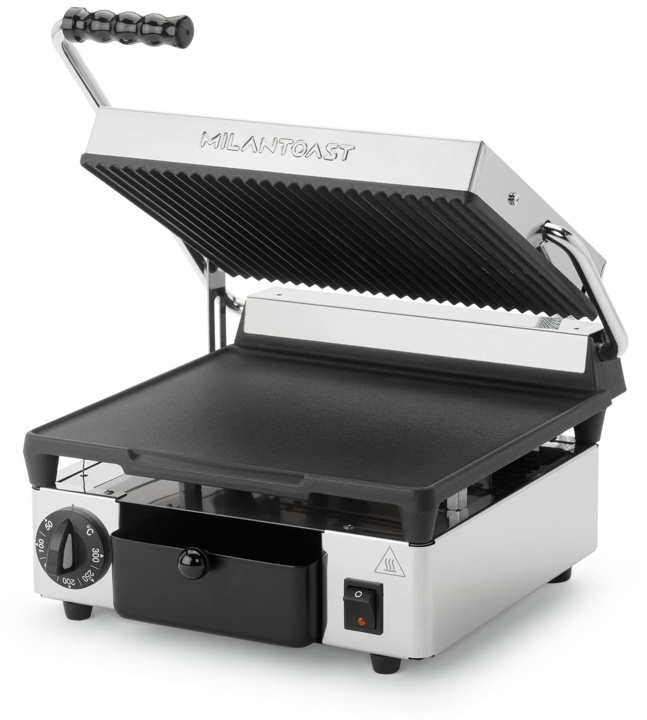 Kontaktgrill elektrisch, glatt/ geriffelt